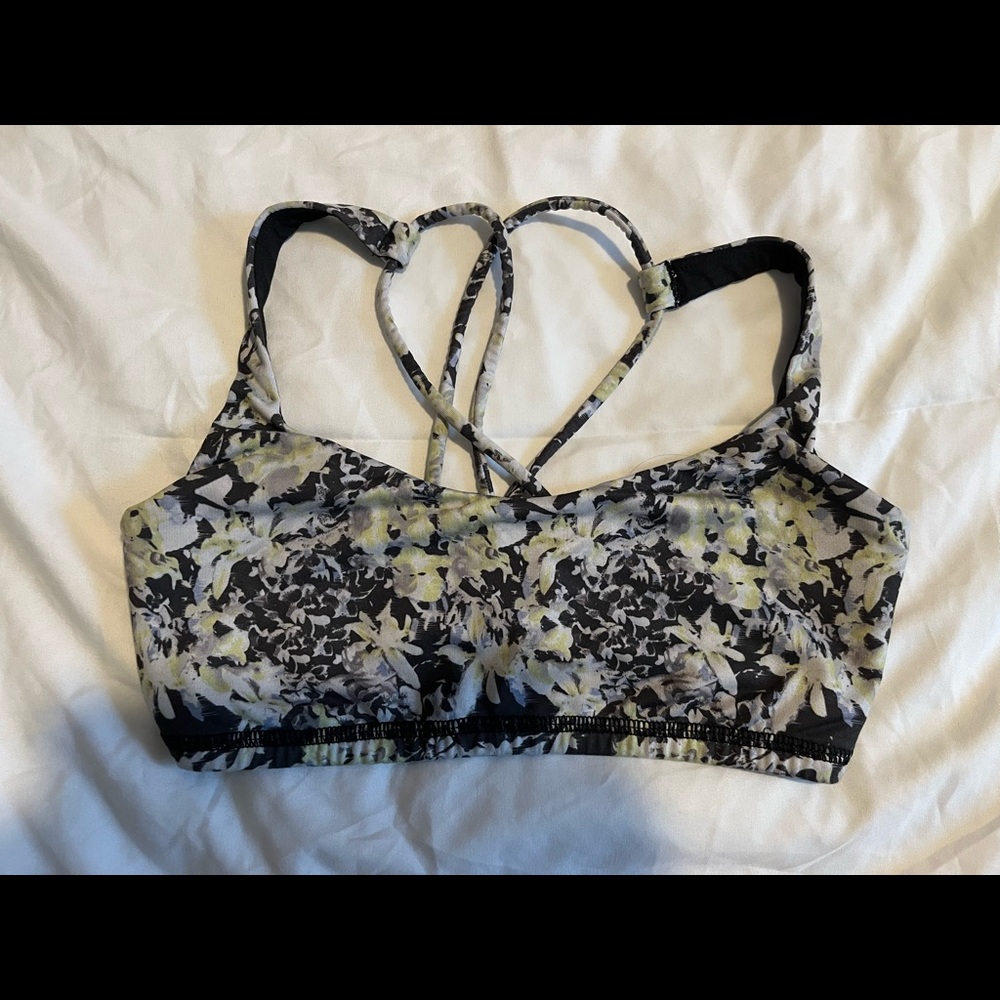 Lululemon floral bra top